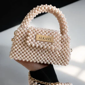 Bolso Perlas Rosas